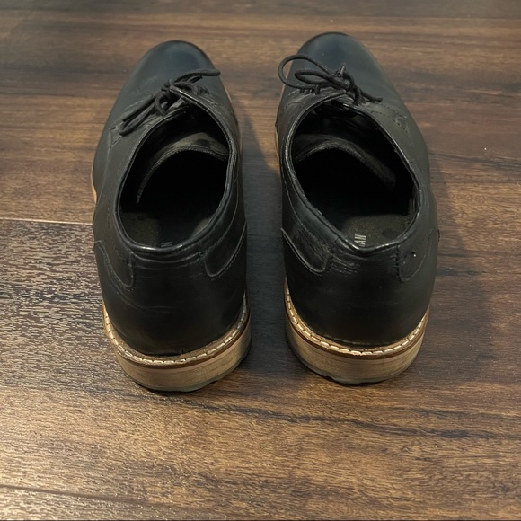 Ben Sherman black leather dress shoes men’s - Picture 4 of 5